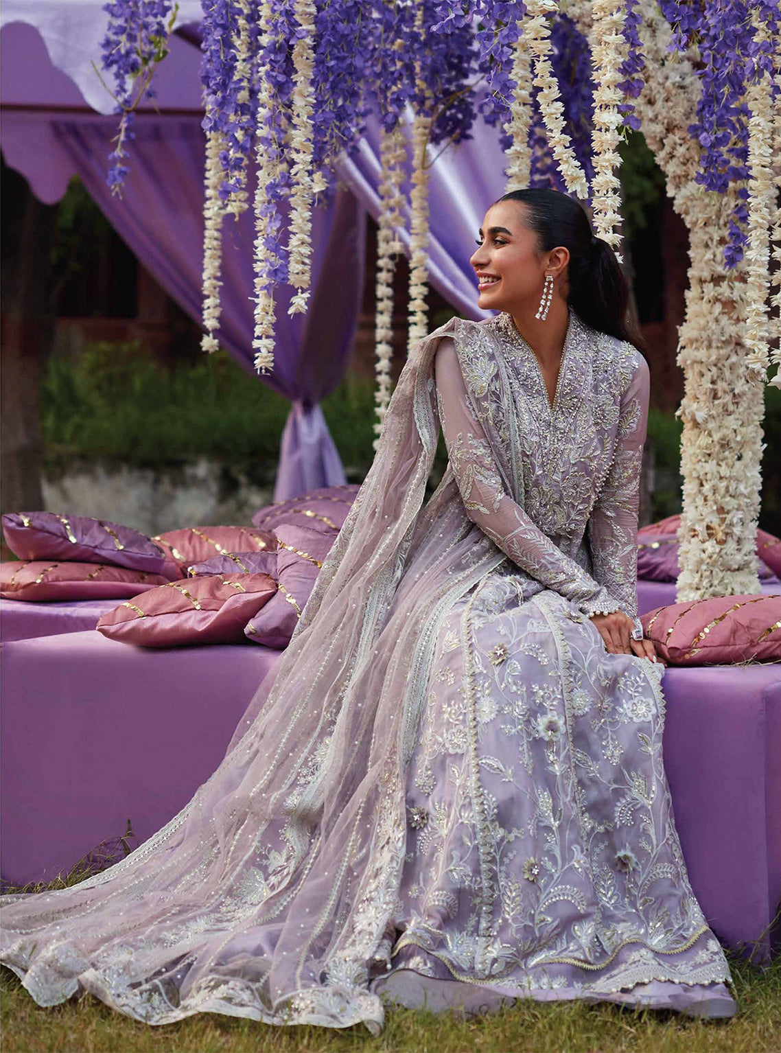 D#09 Mushq Izhaar Tissue De Luxe Emb Chiffon Collection 923 D#09 Mushq Izhaar Tissue De Luxe Emb Chiffon Collection 923