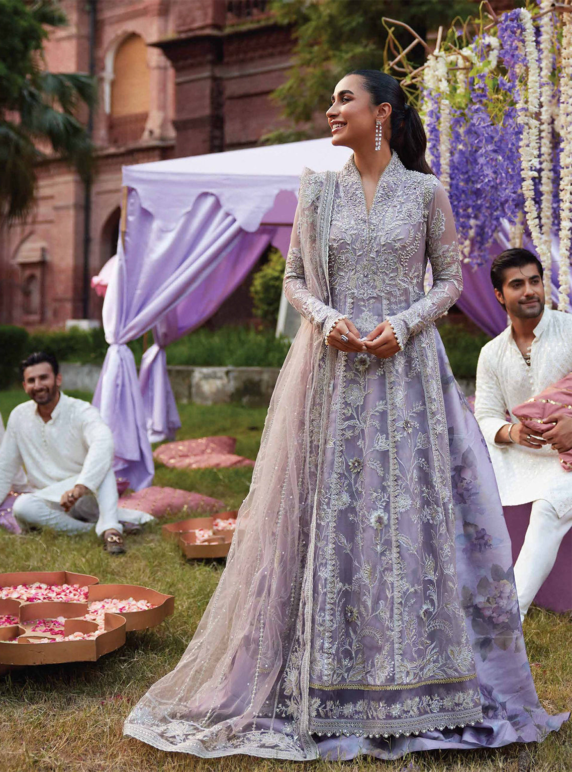 D#09 Mushq Izhaar Tissue De Luxe Emb Chiffon Collection 923 D#09 Mushq Izhaar Tissue De Luxe Emb Chiffon Collection 923