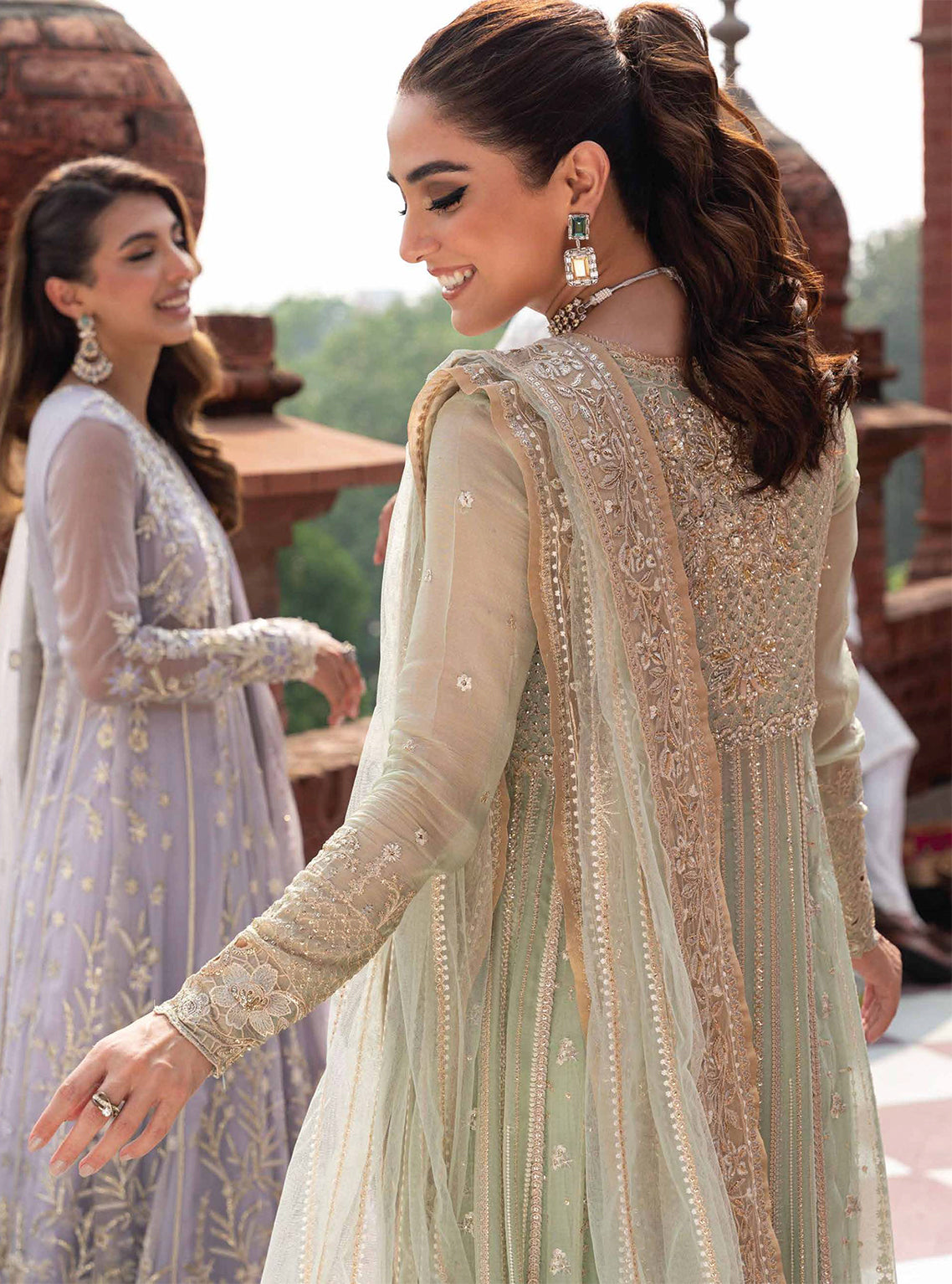 D#03 Mushq Izhaar Tissue De Luxe Emb Chiffon Collection 923 D#03 Mushq Izhaar Tissue De Luxe Emb Chiffon Collection 923