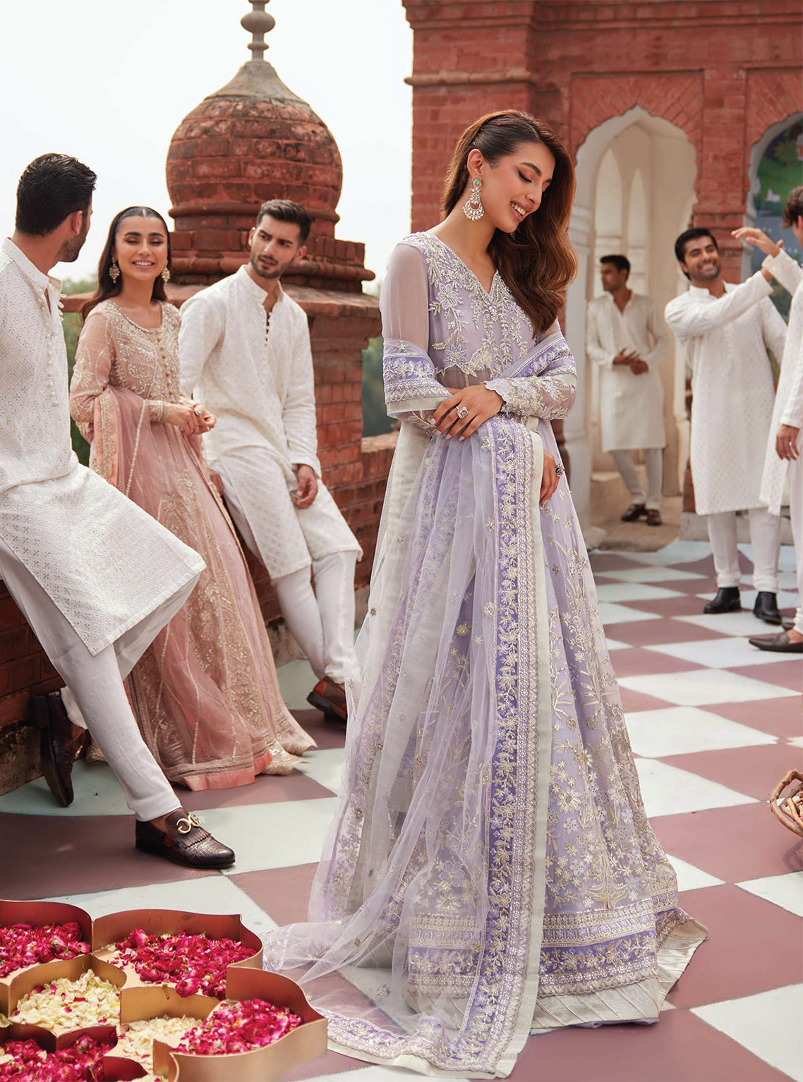 D#06 Mushq Izhaar Tissue De Luxe Emb Chiffon Collection 923 D#06 Mushq Izhaar Tissue De Luxe Emb Chiffon Collection 923