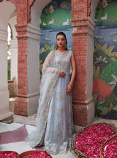 D#10 Mushq Izhaar Tissue De Luxe Emb Chiffon Collection 923