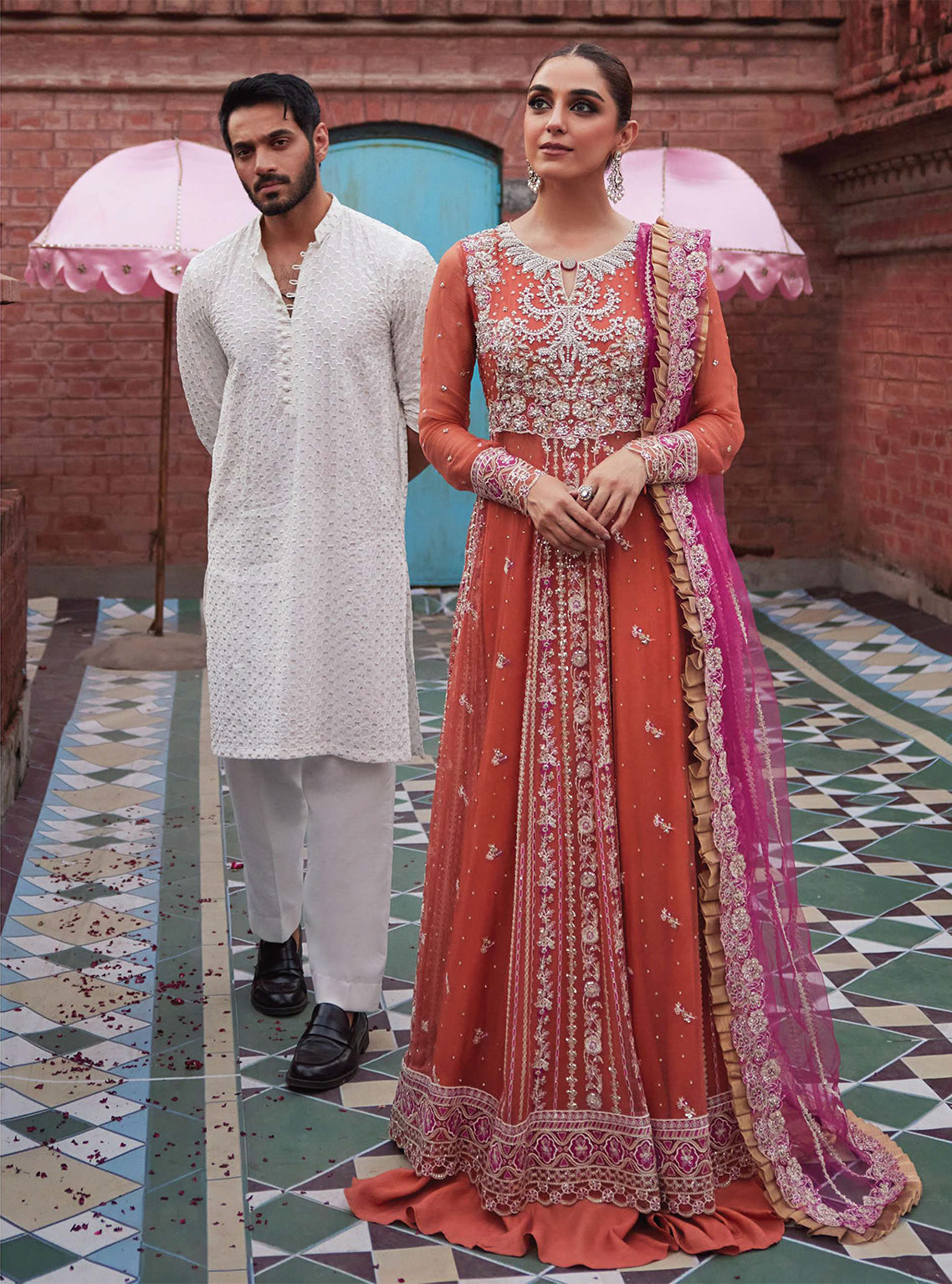 D#08 Mushq Izhaar Tissue De Luxe Emb Chiffon Collection 923 D#08 Mushq Izhaar Tissue De Luxe Emb Chiffon Collection 923