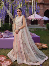 D#07 Mushq Izhaar Tissue De Luxe Emb Chiffon Collection 923