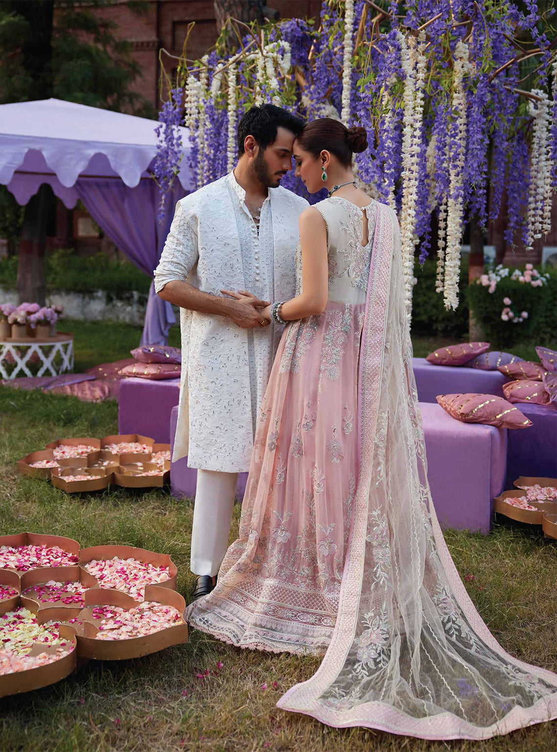 D#07 Mushq Izhaar Tissue De Luxe Emb Chiffon Collection 923 D#07 Mushq Izhaar Tissue De Luxe Emb Chiffon Collection 923