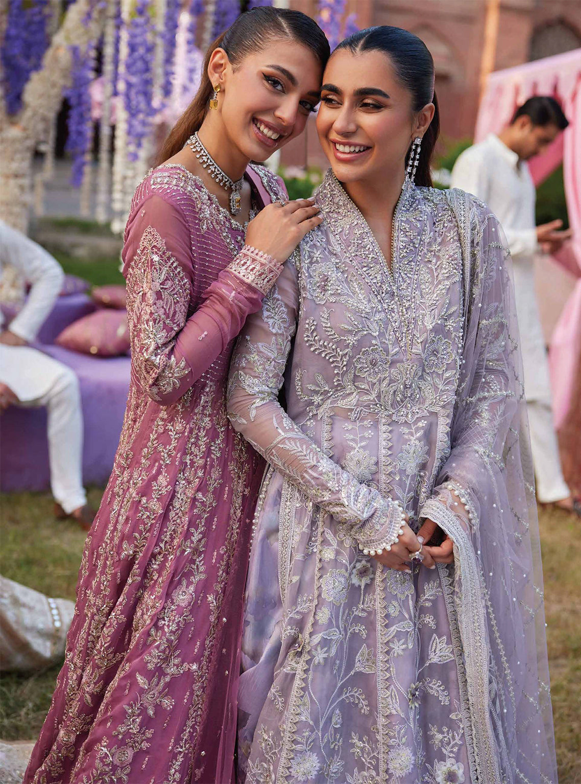 D#09 Mushq Izhaar Tissue De Luxe Emb Chiffon Collection 923 D#09 Mushq Izhaar Tissue De Luxe Emb Chiffon Collection 923