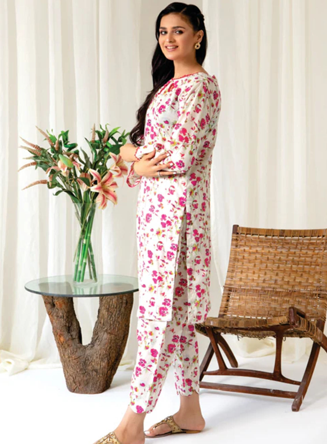 Myra By Rashid Textile Printed Lawn Suits Unstitched 2 Piece - RT24MY 8075 Myra By Rashid Textile Printed Lawn Suits Unstitched 2 Piece - RT24MY 8075
