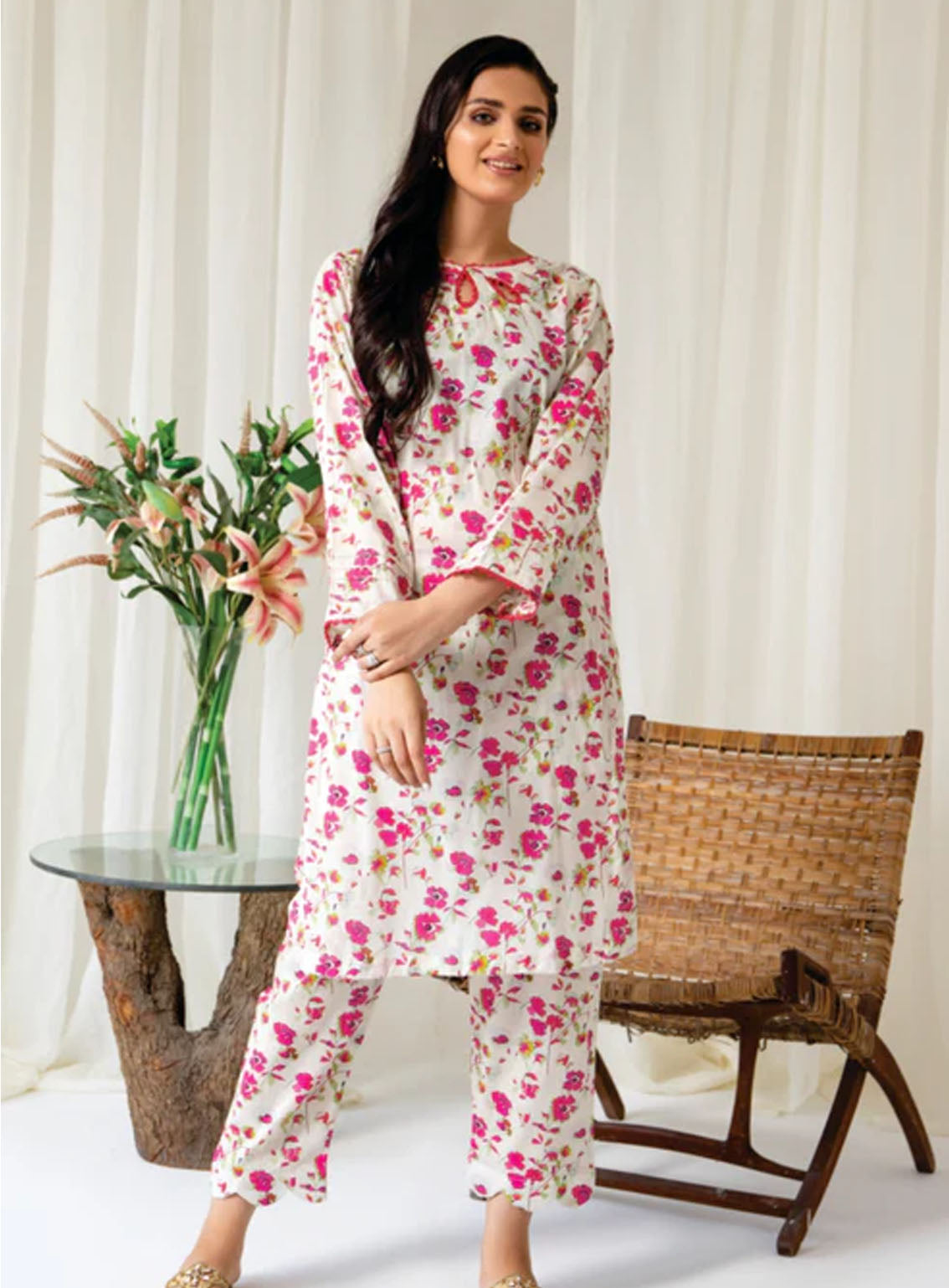 Myra By Rashid Textile Printed Lawn Suits Unstitched 2 Piece - RT24MY 8075 Myra By Rashid Textile Printed Lawn Suits Unstitched 2 Piece - RT24MY 8075