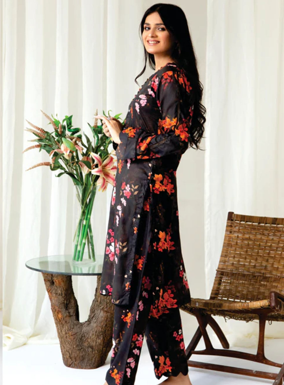 Myra By Rashid Textile Printed Lawn Suits Unstitched 2 Piece - RT24MY 8076 Myra By Rashid Textile Printed Lawn Suits Unstitched 2 Piece - RT24MY 8076