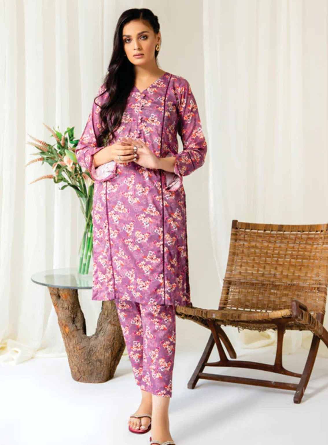 Myra By Rashid Textile Printed Lawn Suits Unstitched 2 Piece - RT24MY 8077 Myra By Rashid Textile Printed Lawn Suits Unstitched 2 Piece - RT24MY 8077