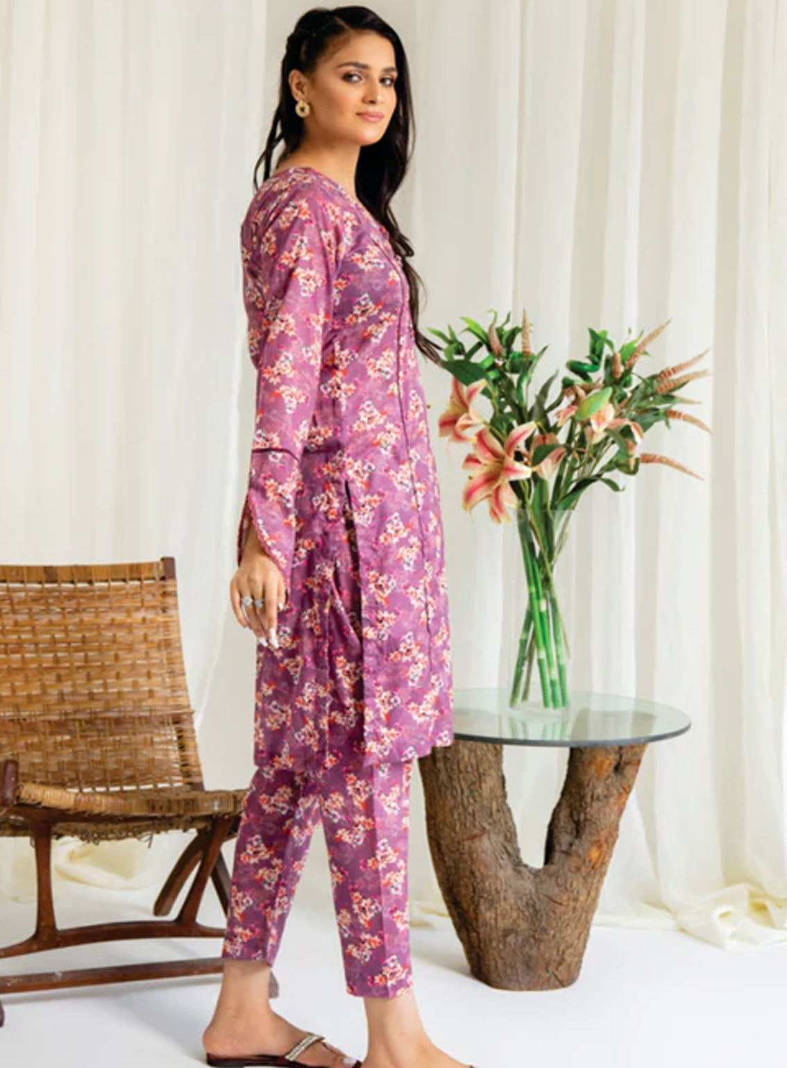 Myra By Rashid Textile Printed Lawn Suits Unstitched 2 Piece - RT24MY 8077 Myra By Rashid Textile Printed Lawn Suits Unstitched 2 Piece - RT24MY 8077