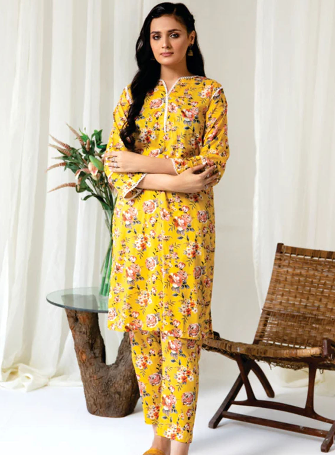 Myra By Rashid Textile Printed Lawn Suits Unstitched 2 Piece - RT24MY 8079 Myra By Rashid Textile Printed Lawn Suits Unstitched 2 Piece - RT24MY 8079