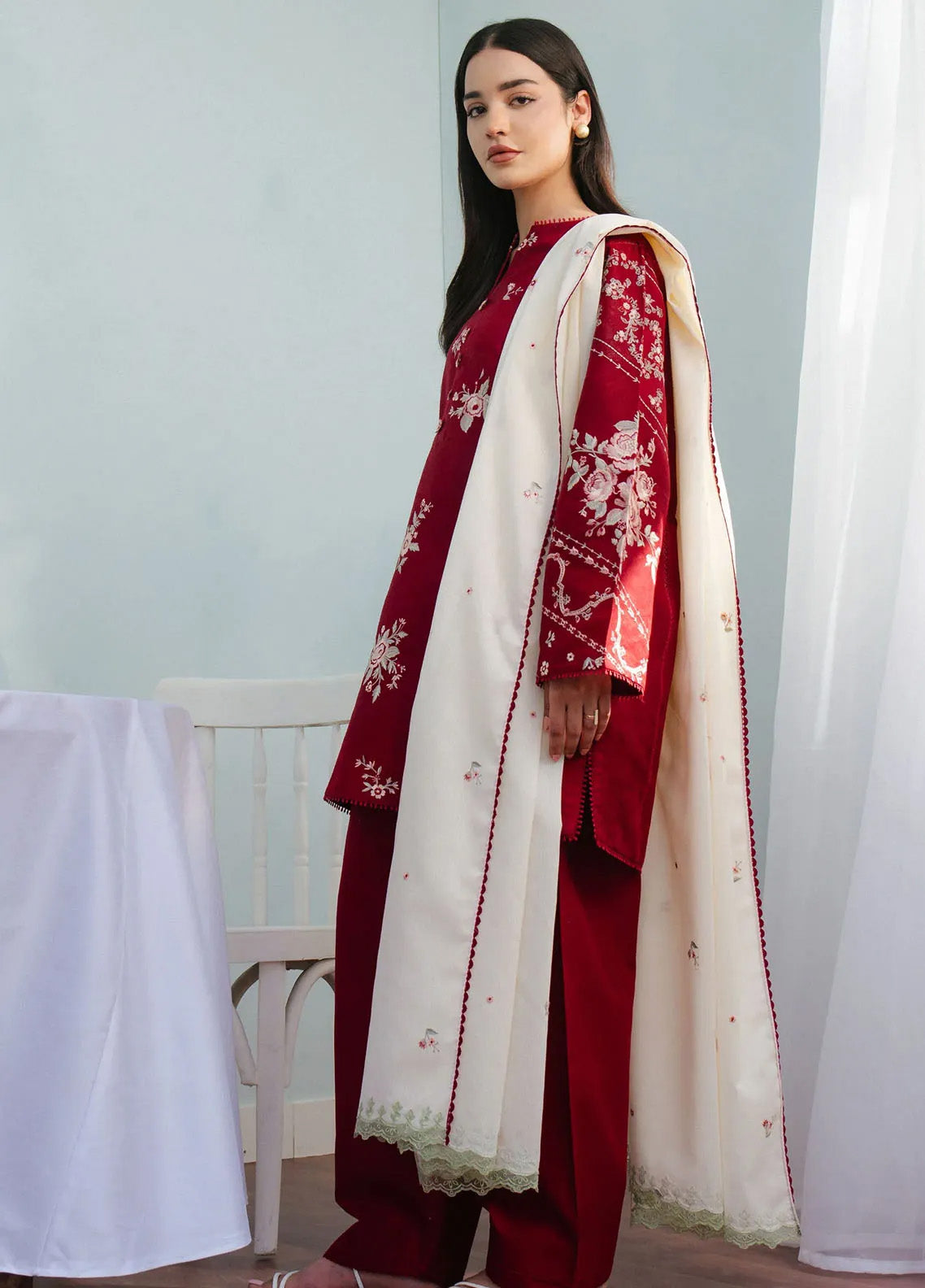 Coco By Zara Shahjahan Embroidered Jacquard Suits Unstitched 3 Piece - CZS25L 10A NORA Coco By Zara Shahjahan Embroidered Jacquard Suits Unstitched 3 Piece - CZS25L 10A NORA