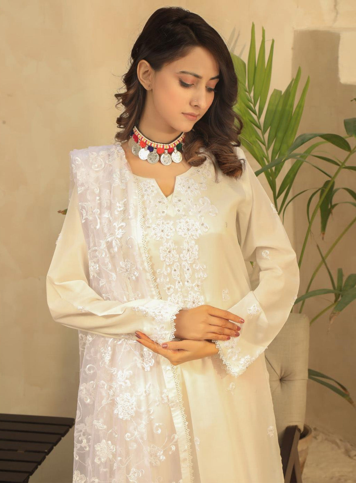 Najiazia Embroidered Lawn Suits Unstitched 3 Piece - NZ25EE PRETTY Najiazia Embroidered Lawn Suits Unstitched 3 Piece - NZ25EE PRETTY