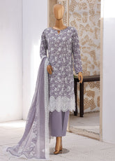 Nakshkari By HZ Textile Embroidered Lawn 3 Piece Unstitched Suit HZ26NEV3 D-NEC-1216