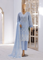 Nakshkari By HZ Textile Embroidered Lawn 3 Piece Unstitched Suit HZ26NEV3 D-NEC-1218