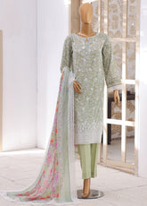 Nakshkari By HZ Textile Embroidered Lawn 3 Piece Unstitched Suit HZ26NEV3 D-NEC-1220