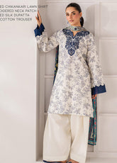 Namah By Xenia Embroidered Lawn 3 Piece Unstitched Suit XE26NS D-1027 KYMA