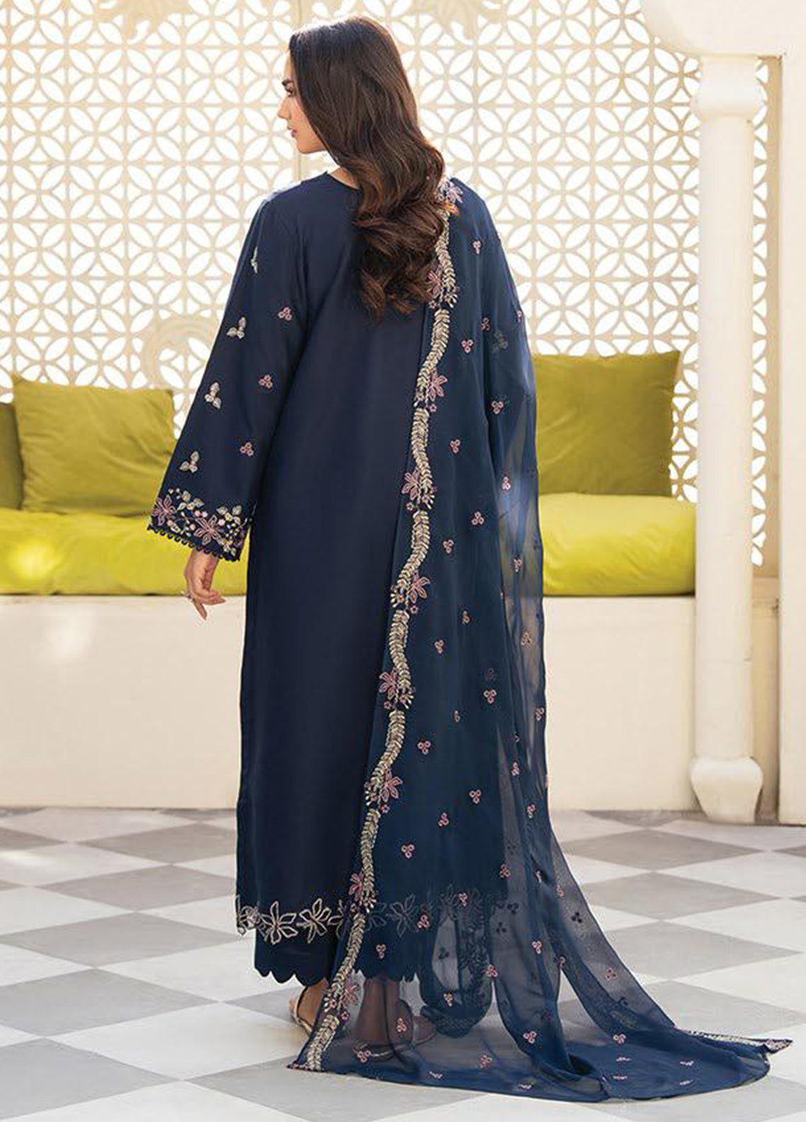 Namah By Xenia Embroidered Lawn 3 Piece Unstitched Suit XE26NS D-1243 DANIYAH Namah By Xenia Embroidered Lawn 3 Piece Unstitched Suit XE26NS D-1243 DANIYAH