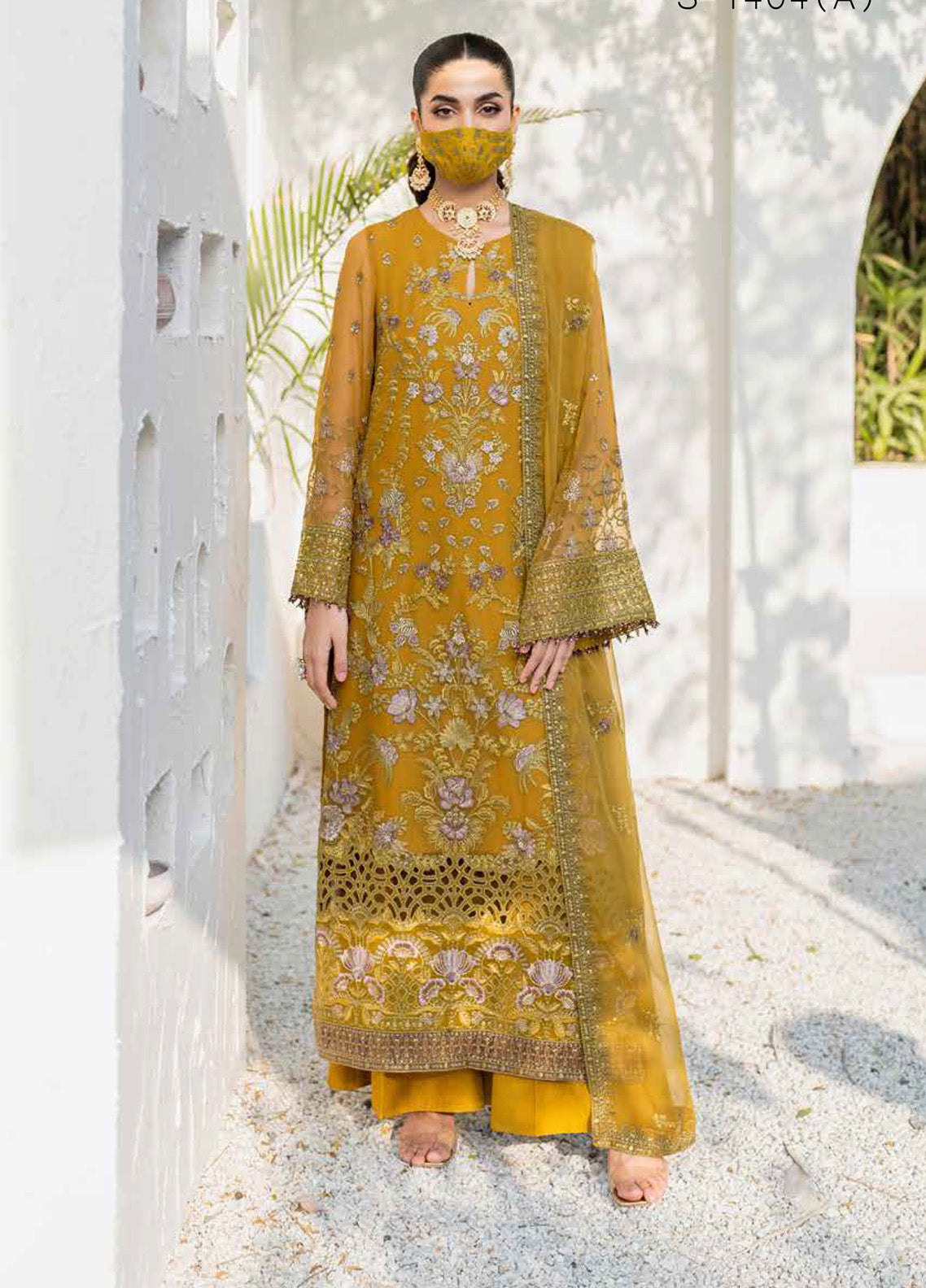 Naqsh by Safeera Embroidered Chiffon Suits Unstitched 3 Piece - FS24NS S-1404 Naqsh by Safeera Embroidered Chiffon Suits Unstitched 3 Piece - FS24NS S-1404