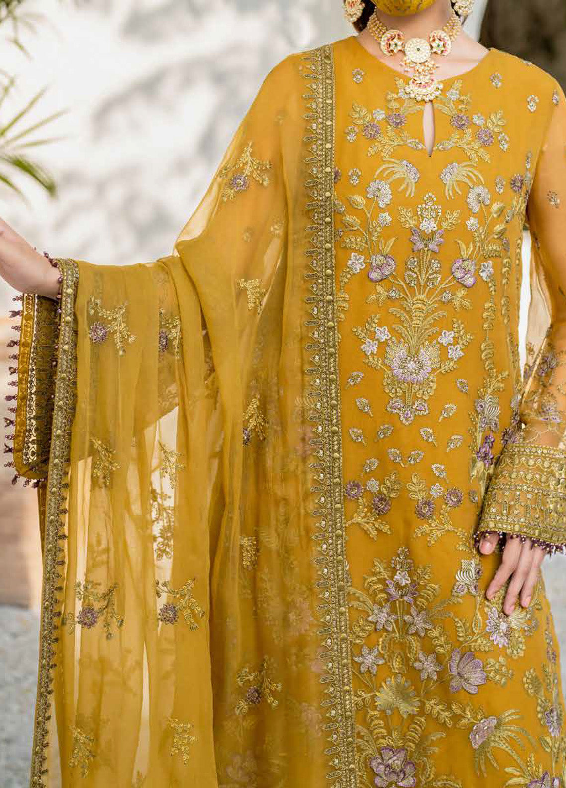 Naqsh by Safeera Embroidered Chiffon Suits Unstitched 3 Piece - FS24NS S-1404 Naqsh by Safeera Embroidered Chiffon Suits Unstitched 3 Piece - FS24NS S-1404