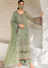 Naqsh by Safeera Embroidered Chiffon Suits Unstitched 3 Piece - FS24NS S-1406