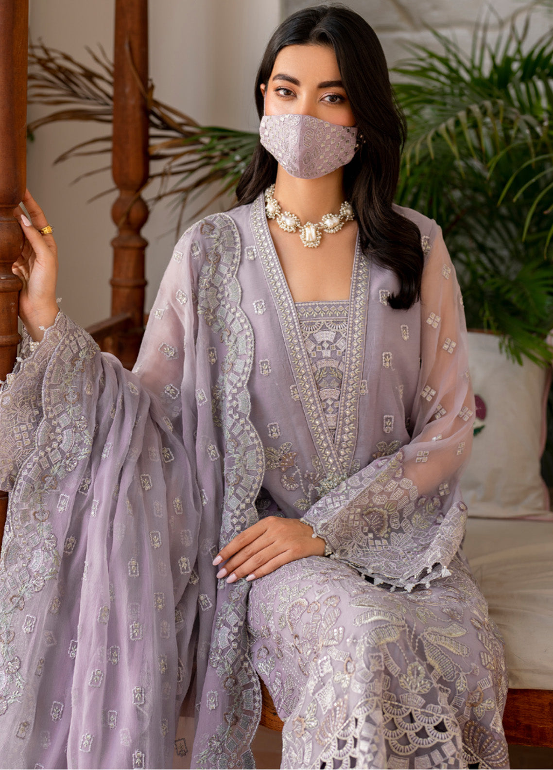 Naqsh by Safeera Embroidered Chiffon Suits Unstitched 3 Piece - FS24NS S-1408 Naqsh by Safeera Embroidered Chiffon Suits Unstitched 3 Piece - FS24NS S-1408