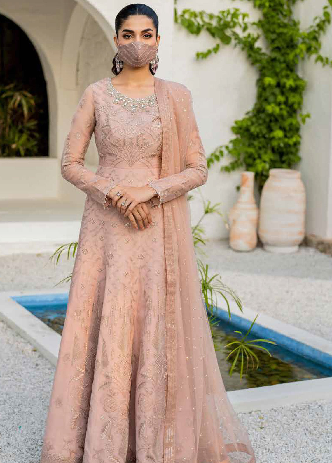 Naqsh by Safeera Embroidered Organza Suits Unstitched 3 Piece - FS24NS S-1407 Naqsh by Safeera Embroidered Organza Suits Unstitched 3 Piece - FS24NS S-1407