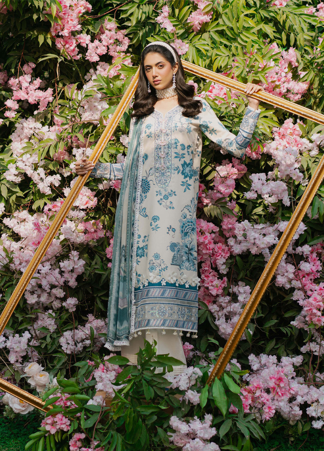 Nature's Whisper by Saad Shaikh Embroidered Lawn Suits Unstitched 3 Piece - SSK25NW AABROO Nature's Whisper by Saad Shaikh Embroidered Lawn Suits Unstitched 3 Piece - SSK25NW AABROO