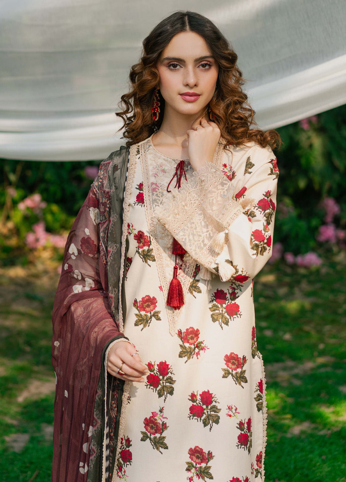 Nature's Whisper by Saad Shaikh Embroidered Lawn Suits Unstitched 3 Piece - SSK25NW GULZAR Nature's Whisper by Saad Shaikh Embroidered Lawn Suits Unstitched 3 Piece - SSK25NW GULZAR