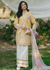 Nature's Whisper by Saad Shaikh Embroidered Lawn Suits Unstitched 3 Piece - SSK25NW HUSNA