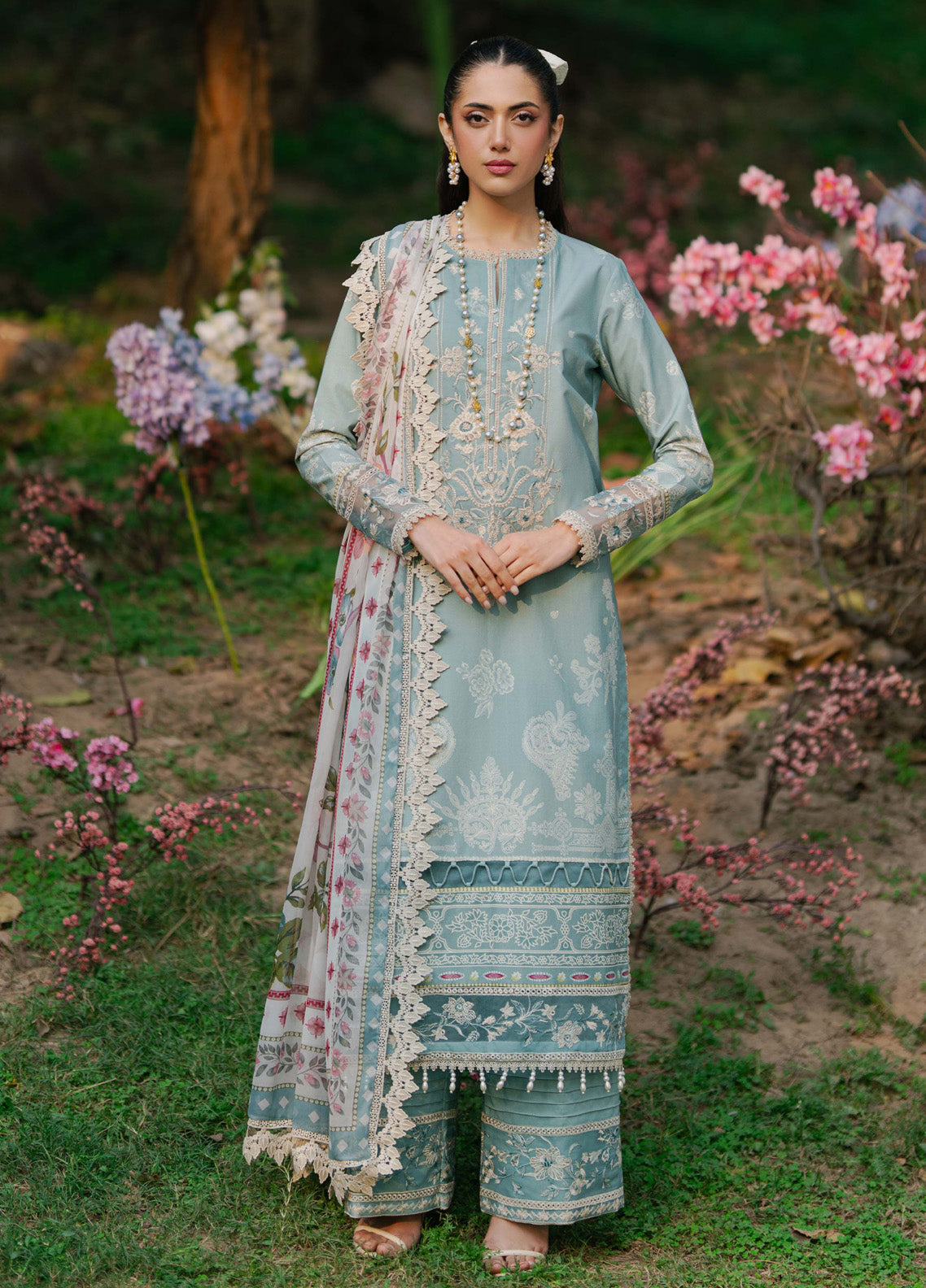 Nature's Whisper by Saad Shaikh Embroidered Lawn Suits Unstitched 3 Piece - SSK25NW NAAZ Nature's Whisper by Saad Shaikh Embroidered Lawn Suits Unstitched 3 Piece - SSK25NW NAAZ