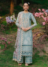 Nature's Whisper by Saad Shaikh Embroidered Lawn Suits Unstitched 3 Piece - SSK25NW NAAZ