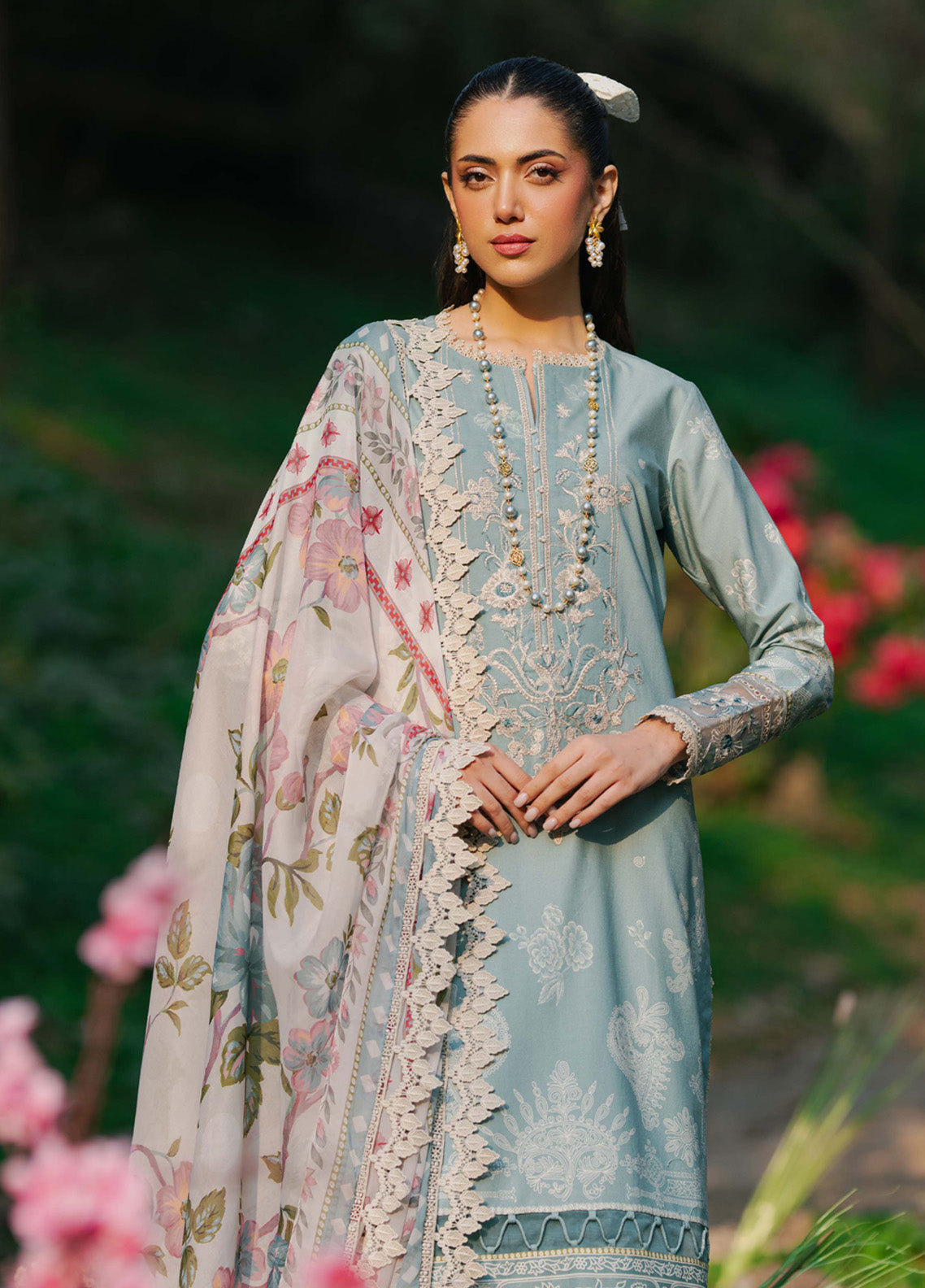 Nature's Whisper by Saad Shaikh Embroidered Lawn Suits Unstitched 3 Piece - SSK25NW NAAZ Nature's Whisper by Saad Shaikh Embroidered Lawn Suits Unstitched 3 Piece - SSK25NW NAAZ