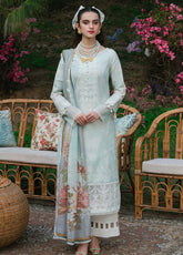 Nature's Whisper by Saad Shaikh Embroidered Lawn Suits Unstitched 3 Piece - SSK25NW NAZM