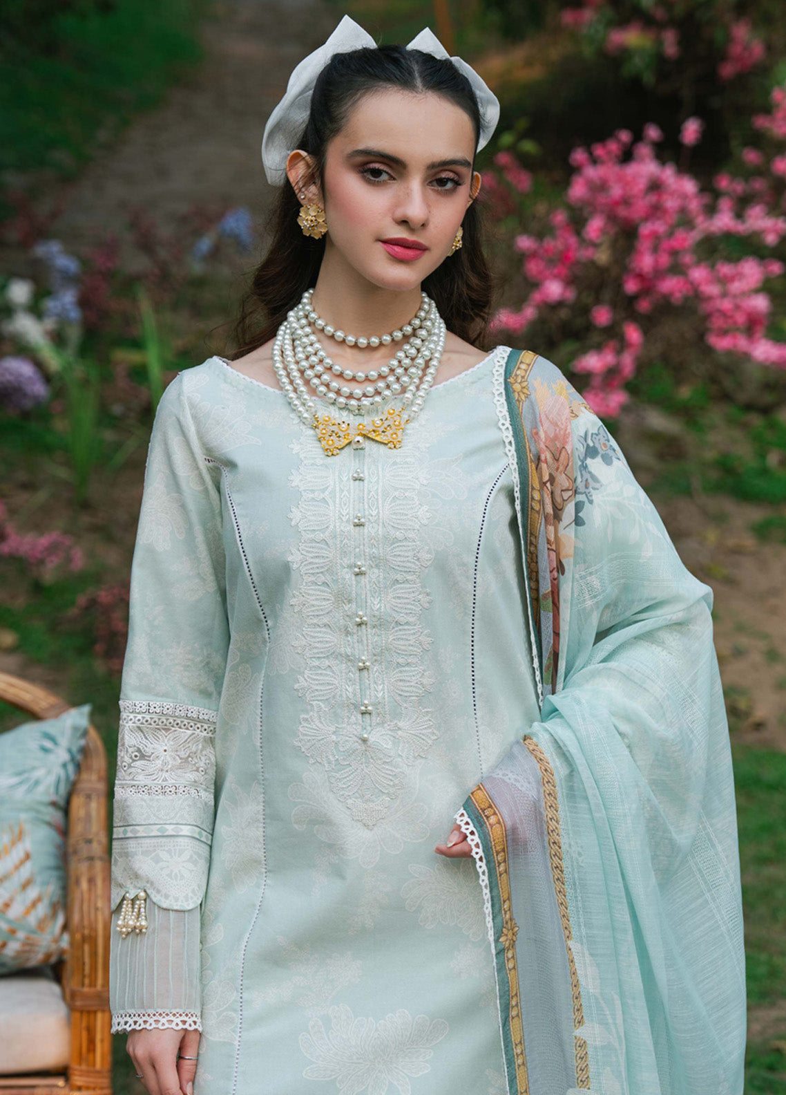 Nature's Whisper by Saad Shaikh Embroidered Lawn Suits Unstitched 3 Piece - SSK25NW NAZM Nature's Whisper by Saad Shaikh Embroidered Lawn Suits Unstitched 3 Piece - SSK25NW NAZM