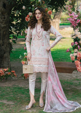 Nature's Whisper by Saad Shaikh Embroidered Lawn Suits Unstitched 3 Piece - SSK25NW SAHAR