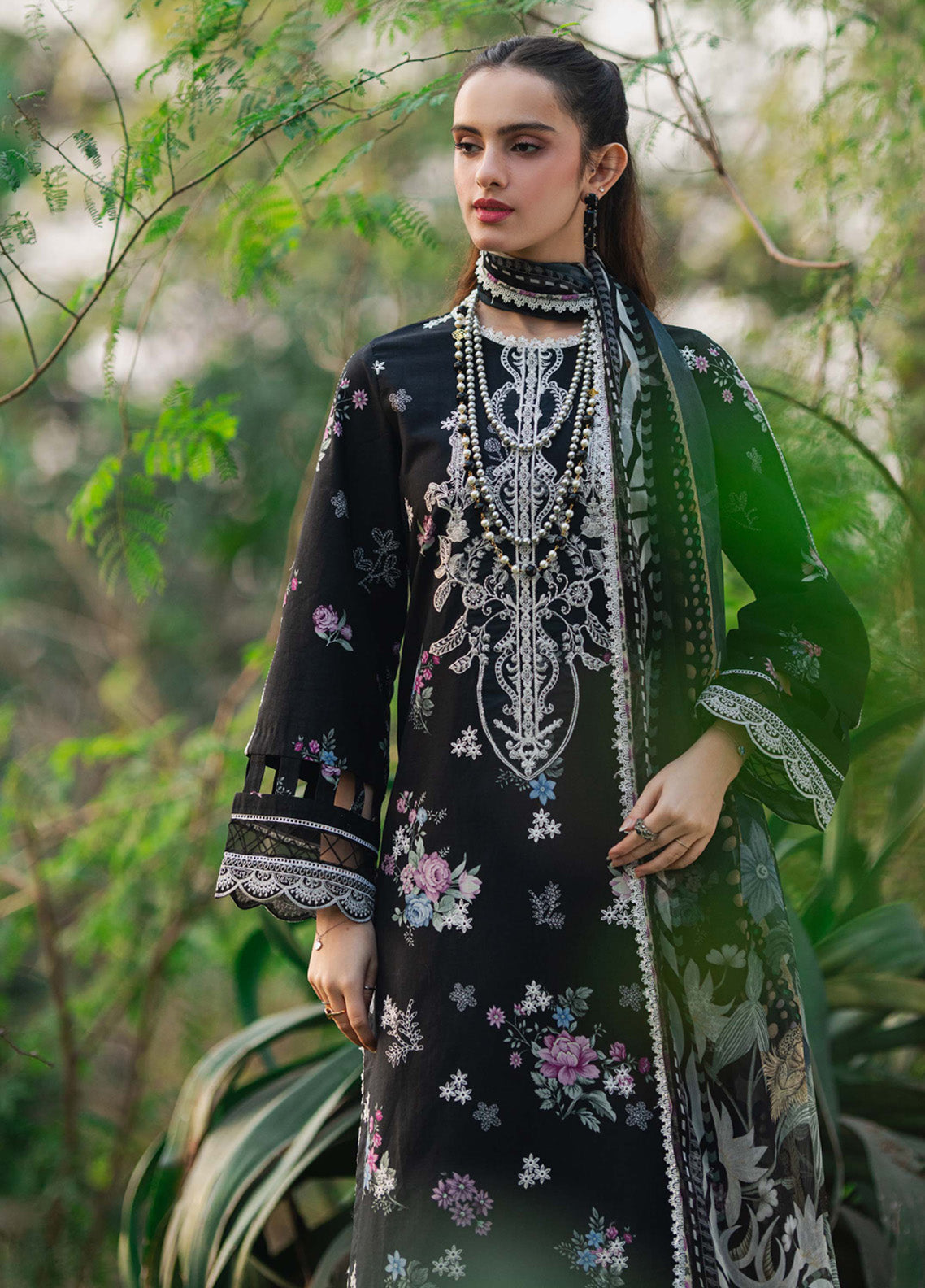 Nature's Whisper by Saad Shaikh Embroidered Lawn Suits Unstitched 3 Piece - SSK25NW ZOHRA Nature's Whisper by Saad Shaikh Embroidered Lawn Suits Unstitched 3 Piece - SSK25NW ZOHRA