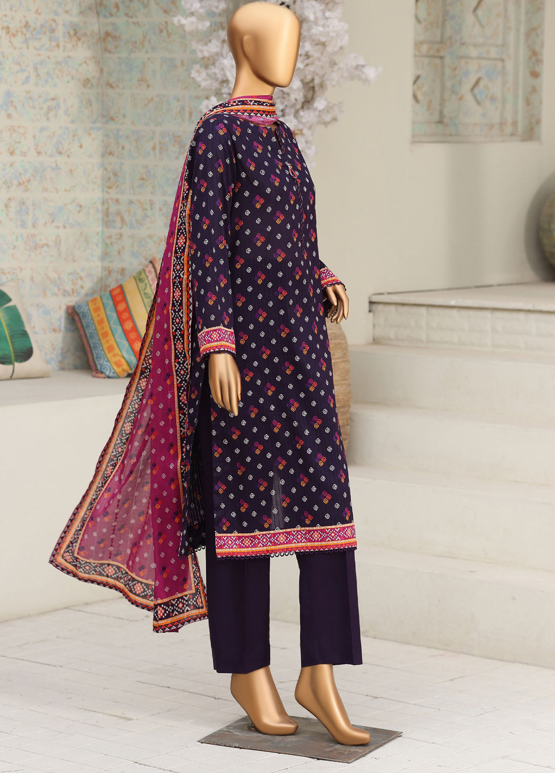 Nayab By HZ Textile Printed Lawn 3 Piece Unstitched Suit HZ26NP D-NPC-03 Nayab By HZ Textile Printed Lawn 3 Piece Unstitched Suit HZ26NP D-NPC-03