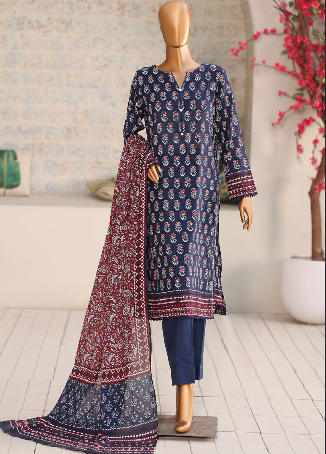 Nayab By HZ Textile Printed Lawn 3 Piece Unstitched Suit HZ26NP D-NPC-05 Nayab By HZ Textile Printed Lawn 3 Piece Unstitched Suit HZ26NP D-NPC-05