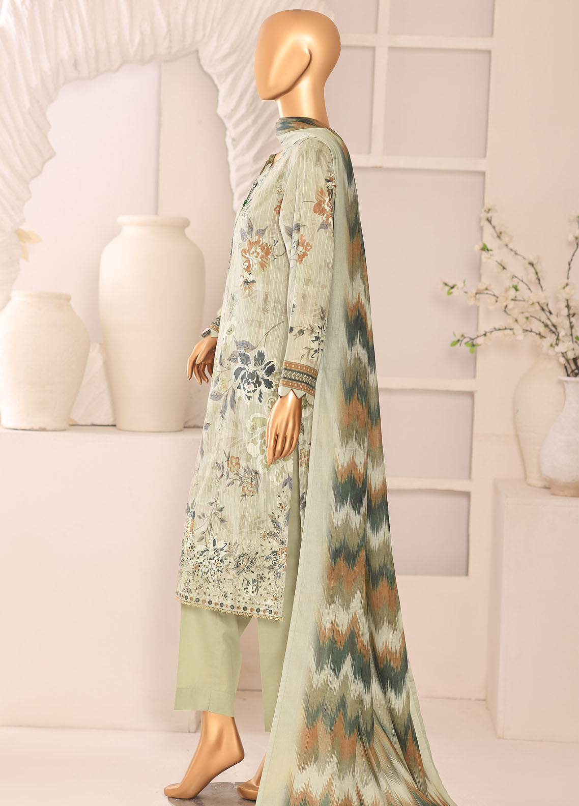 Nayab By HZ Textile Printkari Embroidered Lawn 3 Piece Unstitched Suit HZ26NPEV2 NPE-01 Nayab By HZ Textile Printkari Embroidered Lawn 3 Piece Unstitched Suit HZ26NPEV2 NPE-01