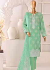 Nayab By HZ Textile Printkari Embroidered Lawn 3 Piece Unstitched Suit HZ26NPEV2 NPE-05