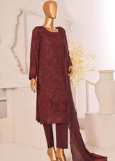 Nayab By HZ Textile Printkari Embroidered Lawn 3 Piece Unstitched Suit HZ26NPEV2 NPE-09