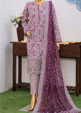 Nayab By HZ Textile Printkari Embroidered Lawn 3 Piece Unstitched Suit HZ26NPEV3 NPE-03