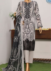 Nayab By HZ Textile Printkari Embroidered Lawn 3 Piece Unstitched Suit HZ26NPEV3 NPE-07