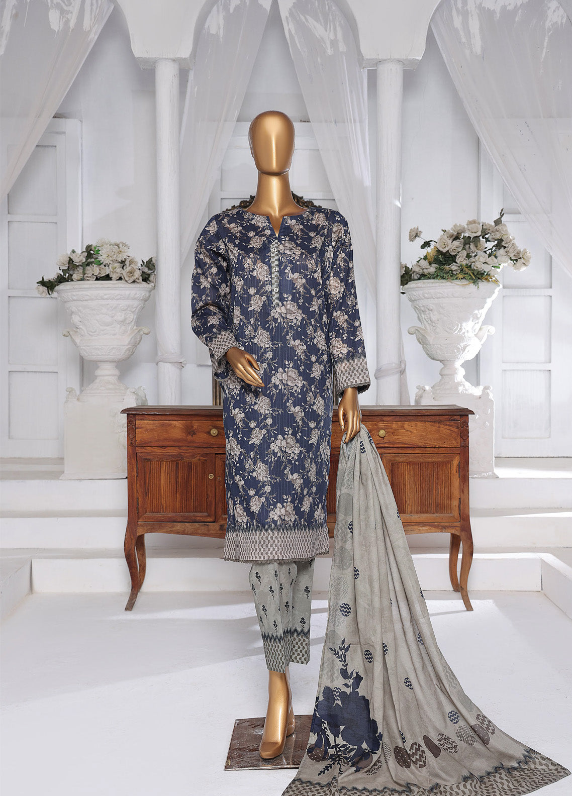 doriya lawn dress design Ixora by Safwa Fine Printed Doria Lawn Unstitched 3Pc Suit ICS-31