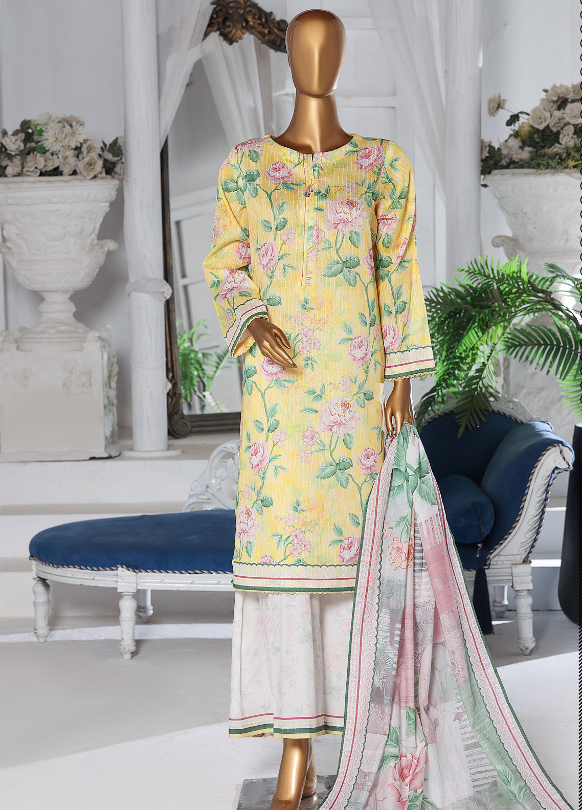 Nayab by HZ Textile Digital Printed Doria Lawn Suits Unstitched 3 Piece - HZ24NP NPD-05 Nayab by HZ Textile Digital Printed Doria Lawn Suits Unstitched 3 Piece - HZ24NP NPD-05