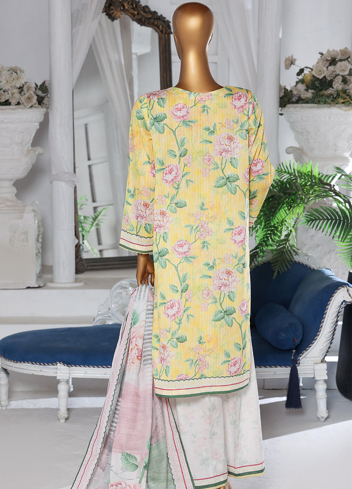 Nayab by HZ Textile Digital Printed Doria Lawn Suits Unstitched 3 Piece - HZ24NP NPD-05 Nayab by HZ Textile Digital Printed Doria Lawn Suits Unstitched 3 Piece - HZ24NP NPD-05