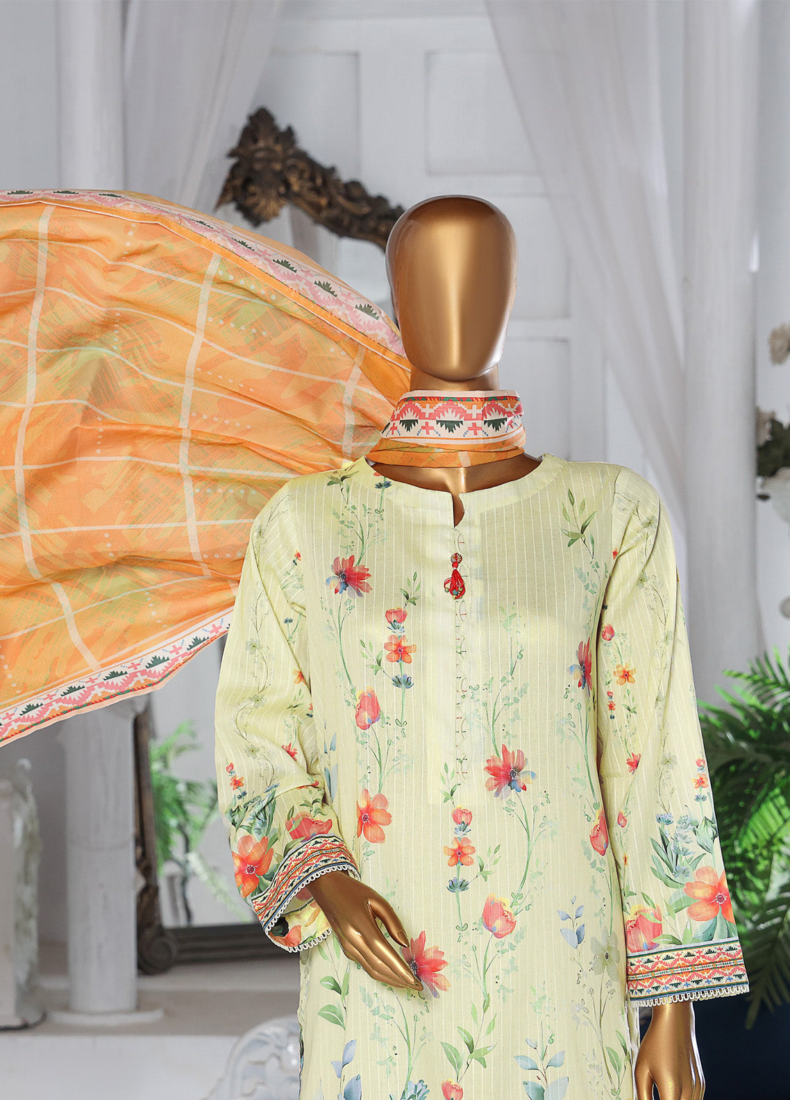 Nayab by HZ Textile Digital Printed Doria Lawn Suits Unstitched 3 Piece - HZ24NP NPD-07 Nayab by HZ Textile Digital Printed Doria Lawn Suits Unstitched 3 Piece - HZ24NP NPD-07