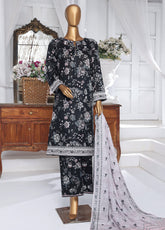 Nayab by HZ Textile Digital Printed Doria Lawn Suits Unstitched 3 Piece - HZ24NP NPD-09