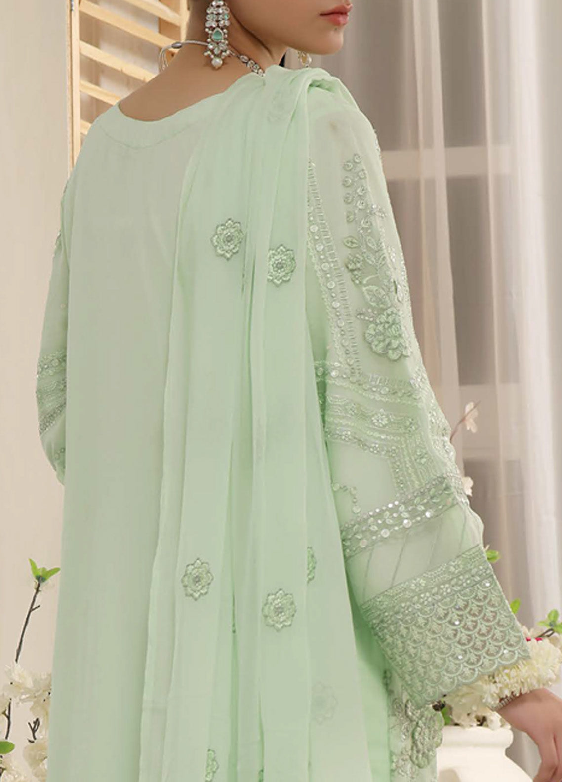 Nayara by Pak Fabrics Embroidered Chiffon Suits Stitched 3 Piece - PF25NL CL-446 Nayara by Pak Fabrics Embroidered Chiffon Suits Stitched 3 Piece - PF25NL CL-446